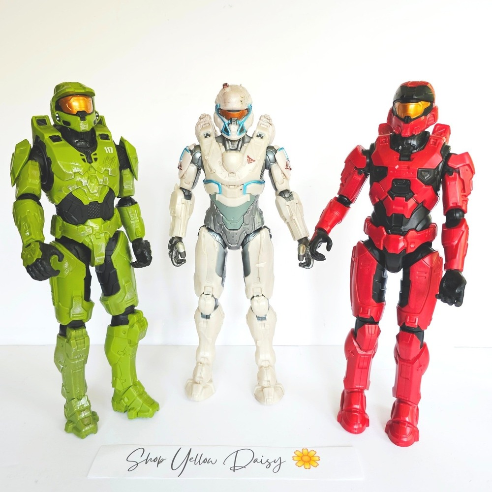 Halo Infinite Wave 1 Master Chief, Spartan Tanaka, MK V11 Jazwares Lot of 3 1174
